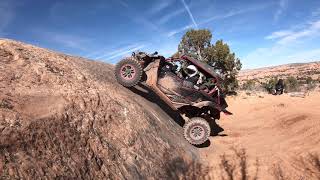 Can am X3 vs Yamaha YXZ in Moab, Tough climbs & Obstacles