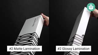 Glossy vs. Matte Lamination | MAZUS Packaging Guide