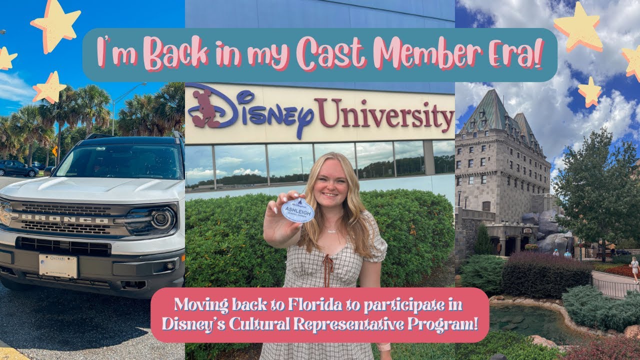 I'M BACK IN MY CAST MEMBER ERA! | Moving to Florida for Disney's Cultural Representative Program 🇨🇦✨
