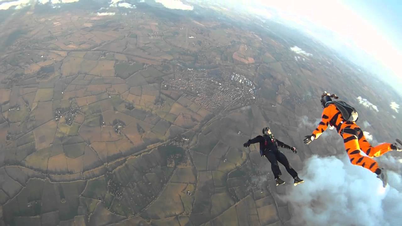 Skydivers mid air collision YouTube
