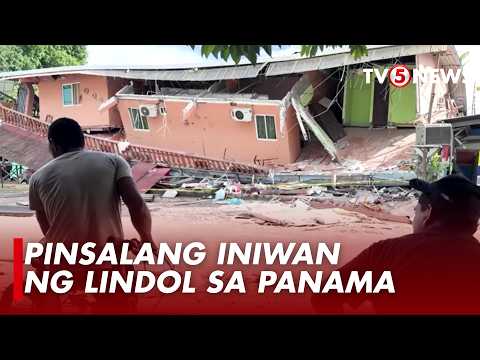 Panama quake topples buildings, crack walls leaving people in the street