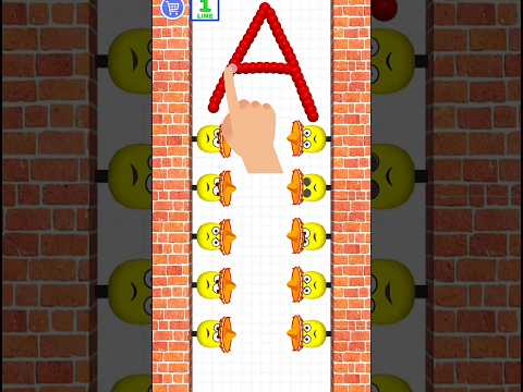 Level 6444/ Draw To Smash🤓❣️ #artpuzzlegame #logicgames #brainteasers #games