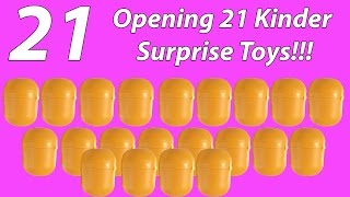 21 Surprise Eggs Toy building -  Surprise Eggs Opening Videos TV [NEW 2019]