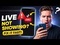 TikTok Live Option Not Showing? Fix It Now (2026 Guide)