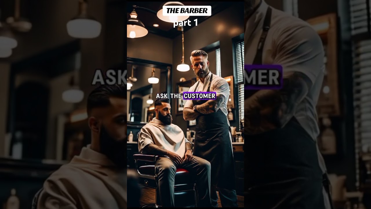 A man from the barber shop 