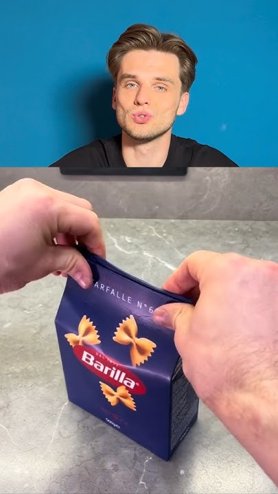 Проверка лайфхака как закрыть упаковку макарон - YouTube