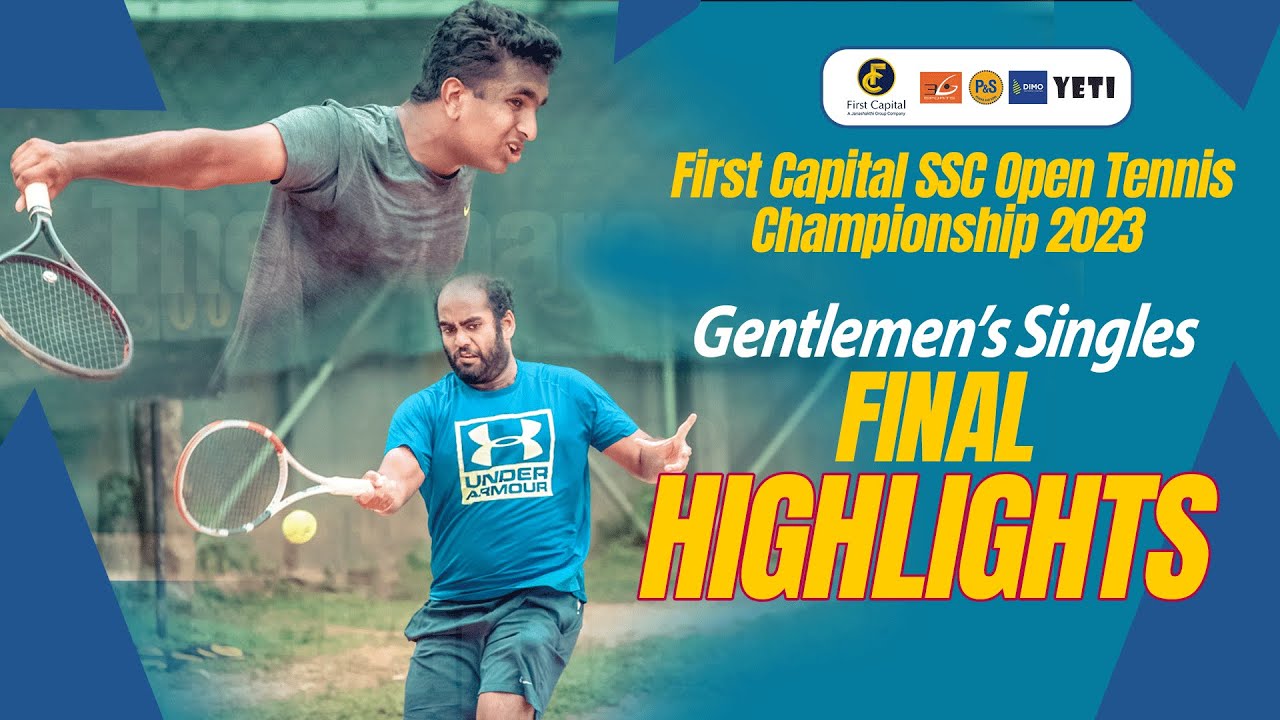 Highlights Gentlemen’s Singles Final First Capital SSC Open Tennis