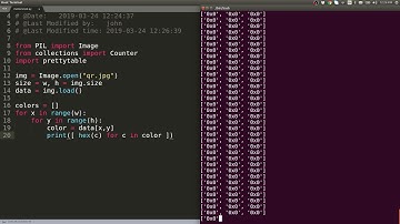Counting Colors w/ Python PIL & PrettyTable