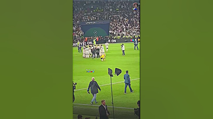 فرحة لاعبي ريال مدريد بعد الفوز بـ دوري الأبطال للمرة 15
