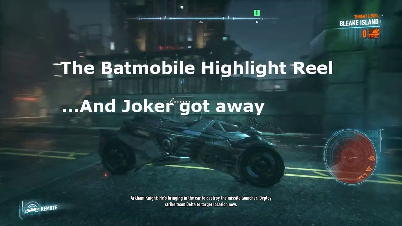 The Batmobile Highlight Reel