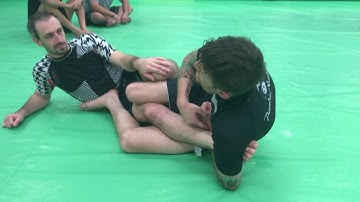 Shin on Shin Entry to Single Leg X Guard Sweep (Footlock Finish)