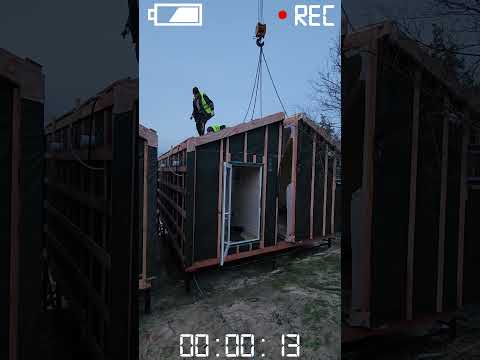 Монтаж модульных домов