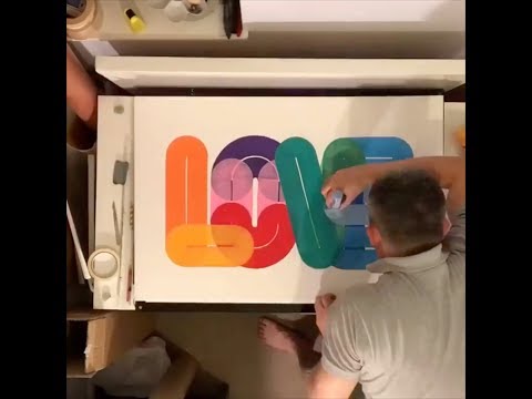 Hand Painted Typography With MARKERS by Artist Dave Towers