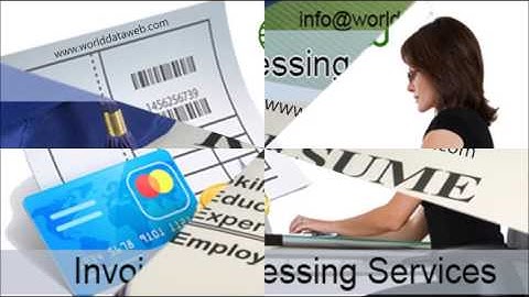 Outsource Data Processing Services