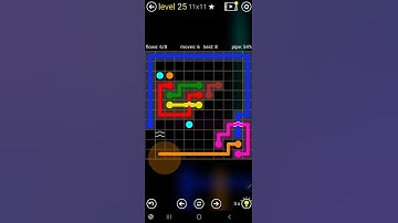 How To Solve Flow Free Bridges 11x11 Mania Pack Level 25 Board Walk Through Solution Walkthrough