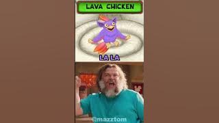🔥🍗Steve's LAVA CHICKEN! x My Singing Monsters #msm #mysingingmonsters #shorts #minecraft