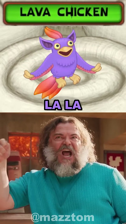 🔥🍗Steve's LAVA CHICKEN! x My Singing Monsters #msm #mysingingmonsters #shorts #minecraft