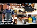 3D Printed Robocop Suit - How I use Smooth-On Flex Foam IT 15 for my Robocop Midsection