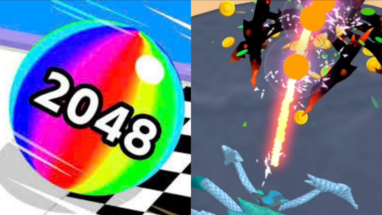 Ball Run 2048 vs Spider Evolution - All Levels Android,ios Gameplay Mobile.ep7