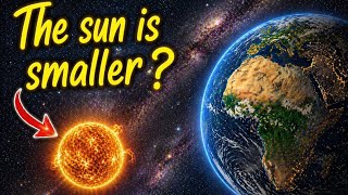 What if the Sun became smaller than the Earth? 🌍☀️