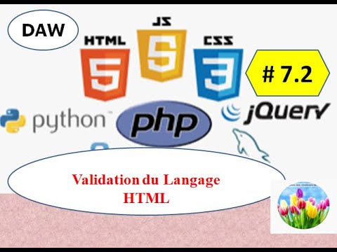 #7.2 Validation et compatibilité du code HTML par W3C - YouTube