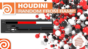 Houdini Random Colour from Ramp Tutorial