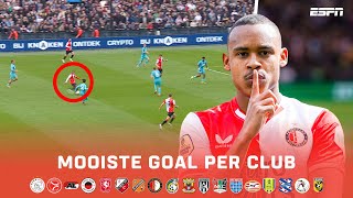 De MOOISTE GOAL per CLUB in de Eredivisie 2023/24