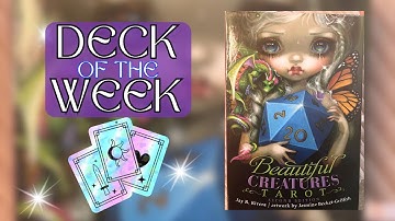 A DECK FOR ALL AGES and ALL READINGS! Beautiful Creatures Tarot, Deck of the Week 🧚#tarotdecks 
