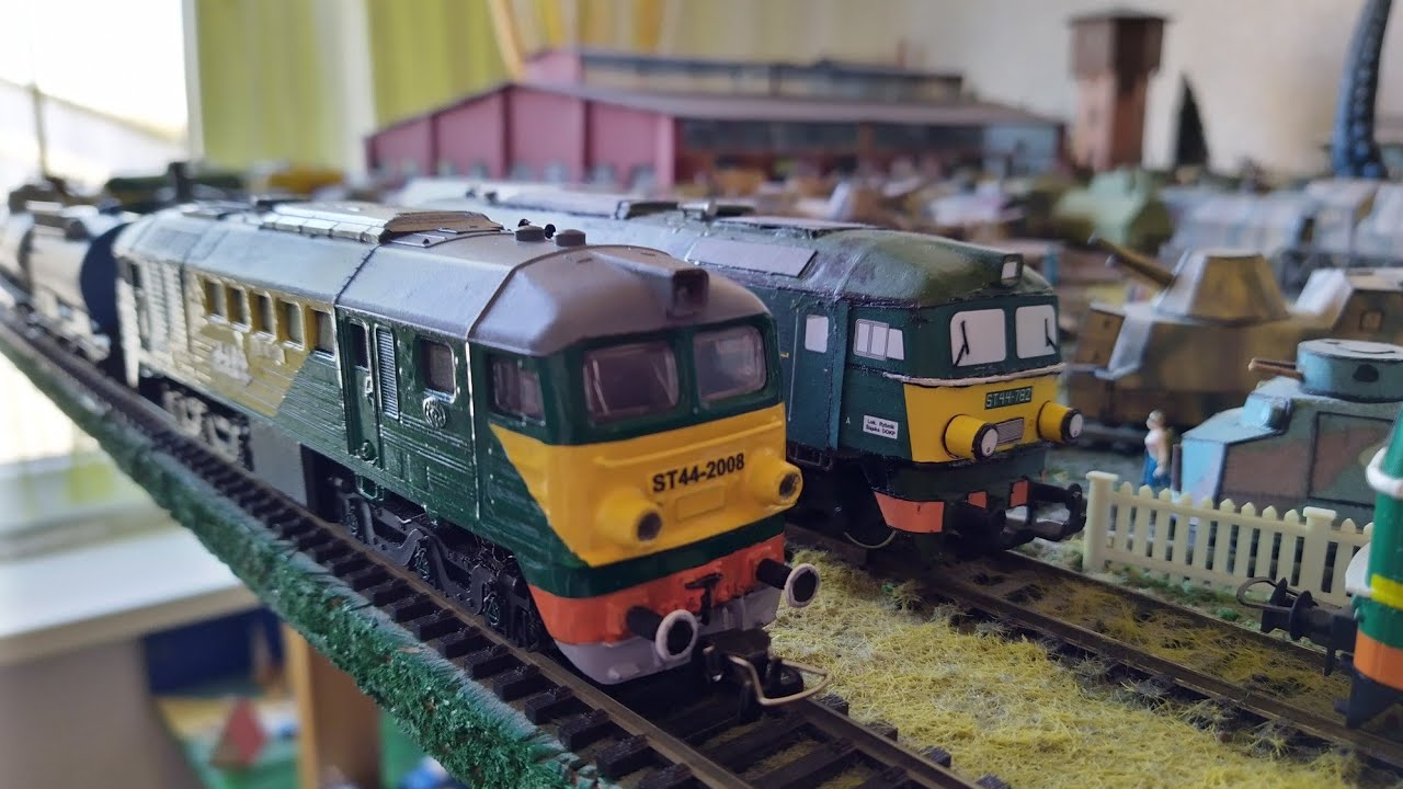 Próbne jazdy Gagarinów M62-1241 PTK HOLDING ZABRZE i ST44-2008 LHS