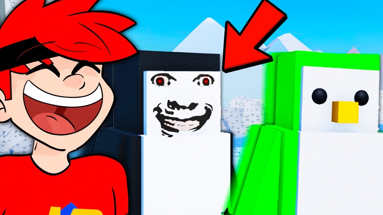 Я РЕАГИРУЮ на САМЫЕ СМЕШНЫЕ моменты в Penguin Knockout Roblox!