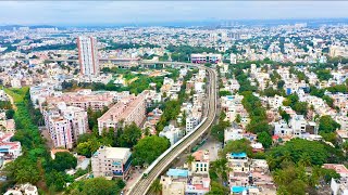 Jayanagar Bengaluru Namma metro drone video || Karnataka India