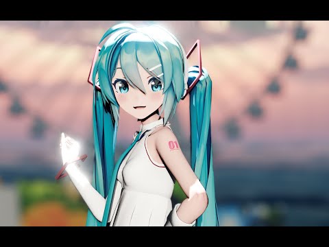 【VOCALOID MMD／4K／60FPS】Hatsune Miku【ヒミツ】