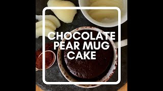 A Food Nation Recipe For Chocolate Pear Mug Cakes Using Tinned Fruits