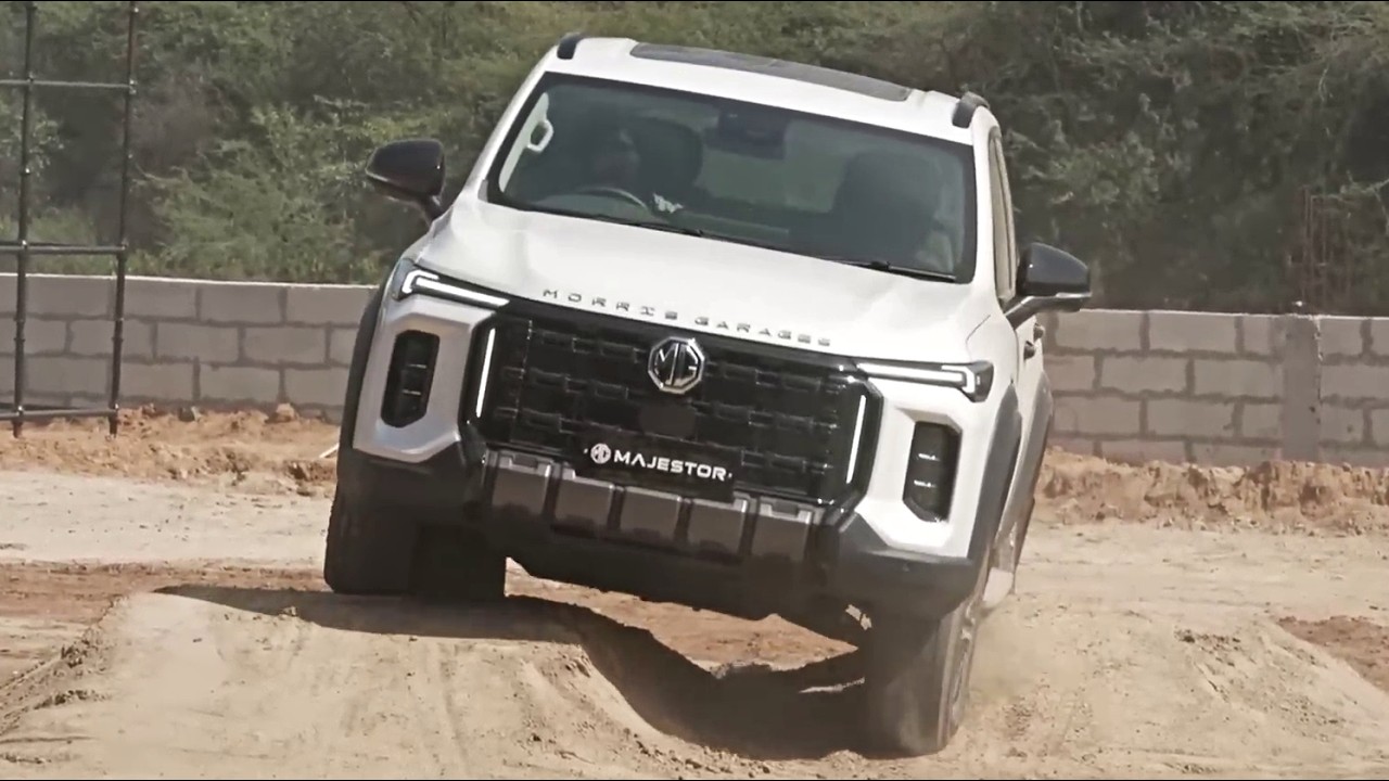 Новый MG Majestor — презентация и внедорожная демонстрация.