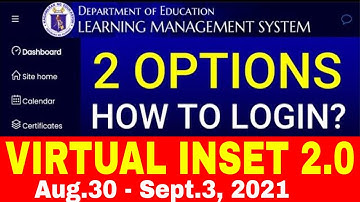 HOW to Login Deped LMS || Virtual Inset Option Enroll