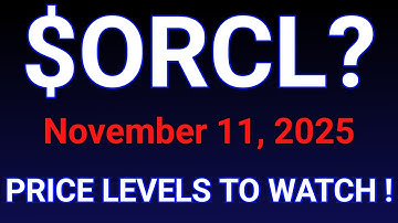 ORCL Stock (Oracle Corporation) ORCL Stock Technical Analysis | November 11, 2025 