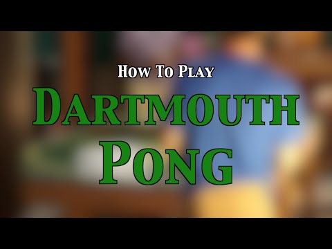 Como jogar Dartmouth Pong