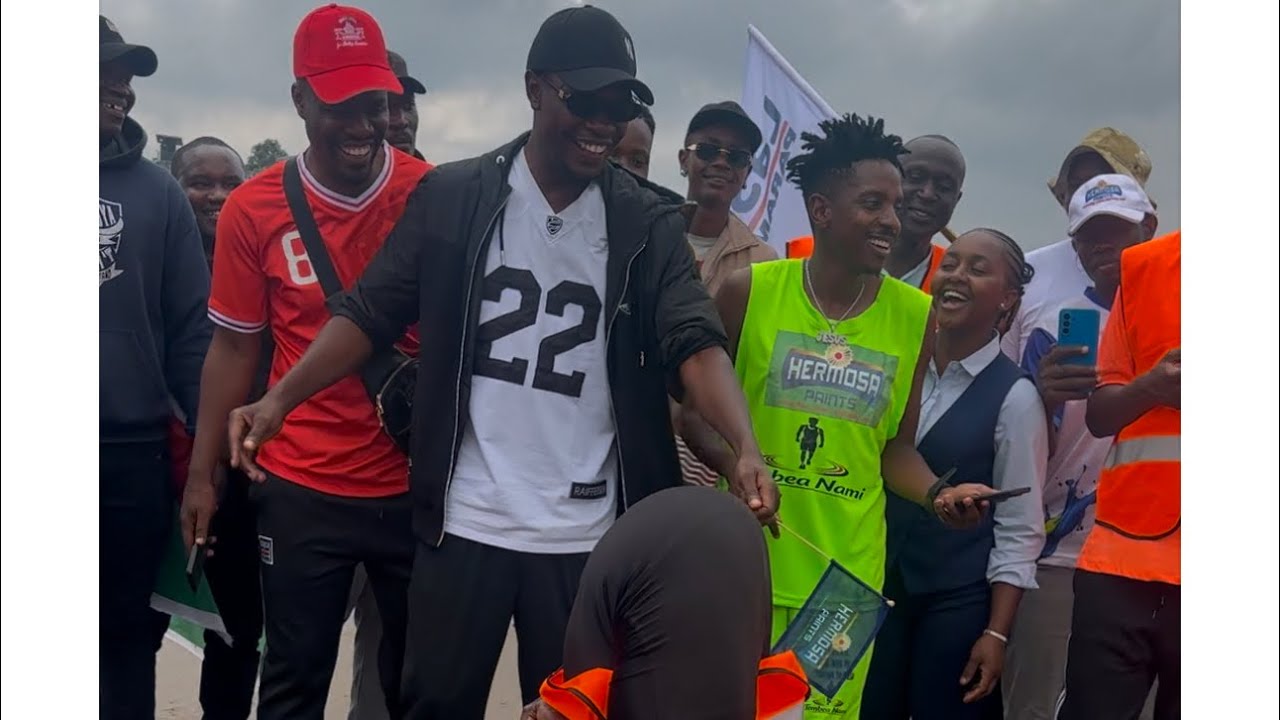 Walking With Eric Omondi To Busia From Nairobi  