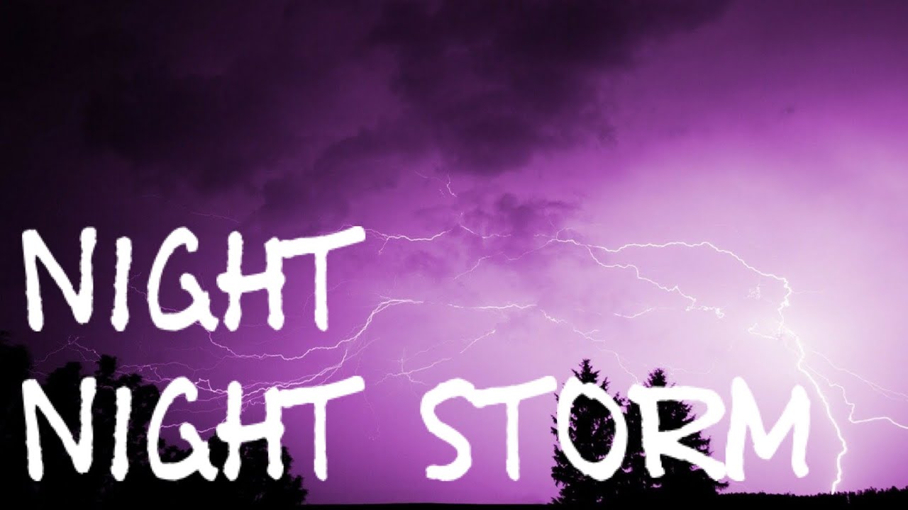 Ambient soft storm music(Night Night Storm) Fall asleep quick and stay