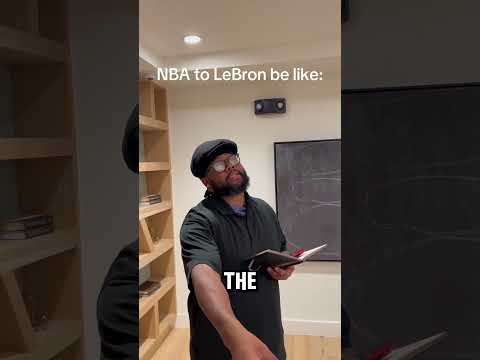 NBA to LeBron be like #nba #texasfunny #lebronjames