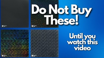 Bambu 3D Effect Sticker Review