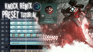 KNOCK REMIX, ALIGHT MOTION PRESET FULL TUTORIAL 🎟️ |PRESET 3D MLBB TIKTOK NEW TREND 🔥|