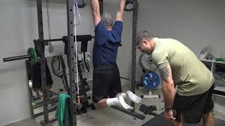 Hanging Hamstring Raise for 30 seconds
