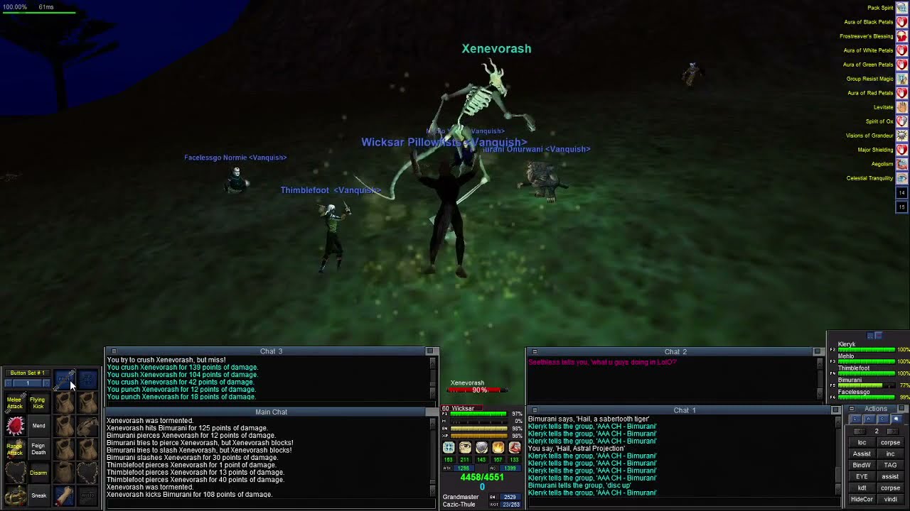 Project 1999 Monk Epic - Final kill - Xenevorash Fight - 6 Man