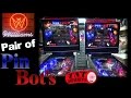 #1214 PAIR of Williams PINBOT Pinball Machines-MCI AIRBALL & OPEN THE SAFE-TNT Amusements