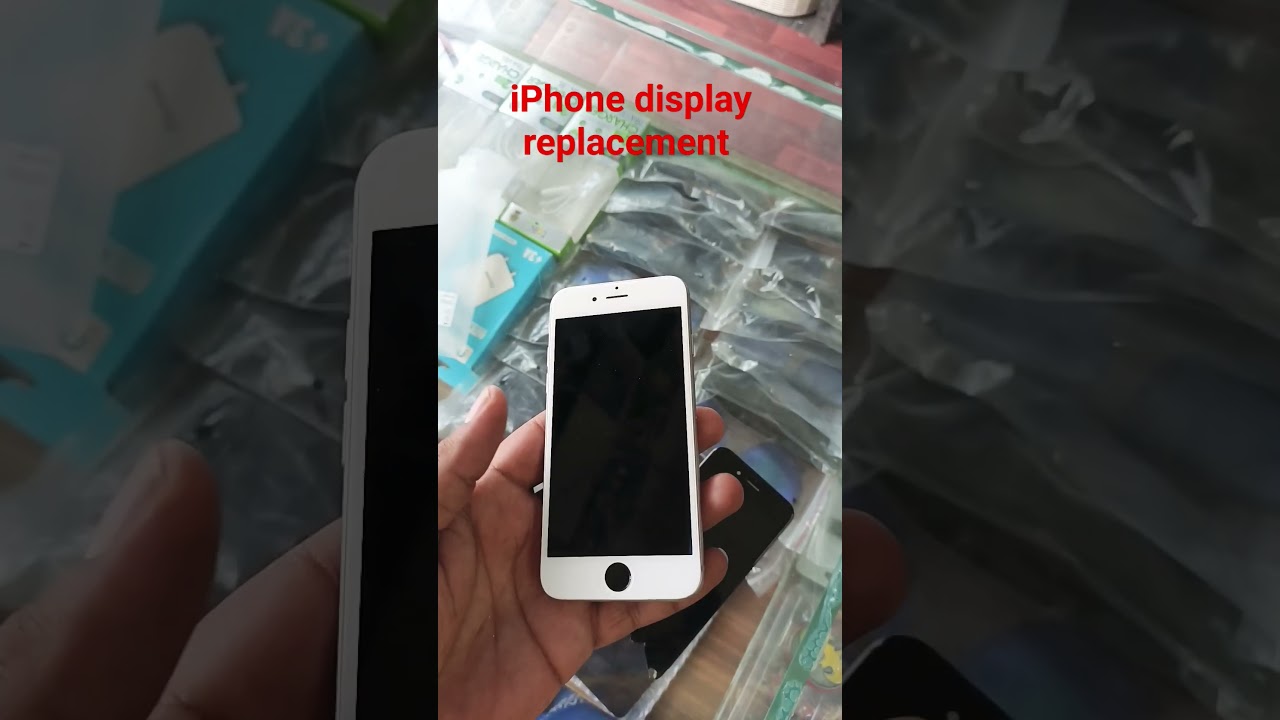 iPhone change display 😱 black to white 