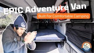 Mercedes Sprinter Camper Van Interior Set Up For Comfort \u0026 Adventure!
