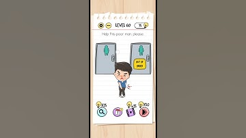 Help this poor man, please. | Brain Test