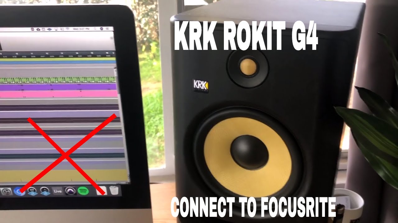 How To Connect Krk Rokit 5 To Macbook Pro www.youtube.com