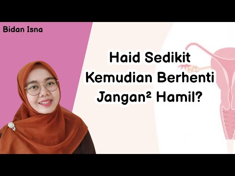 HAID SEDIKIT KEMUDIAN